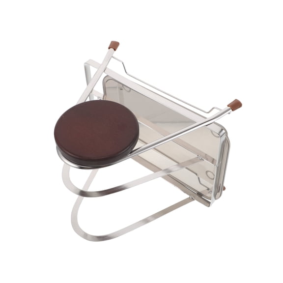 Luxshiny Cutting Board Holder Stand in Stainless Steel with Stable Nonslip Base for Kitchen Countertops