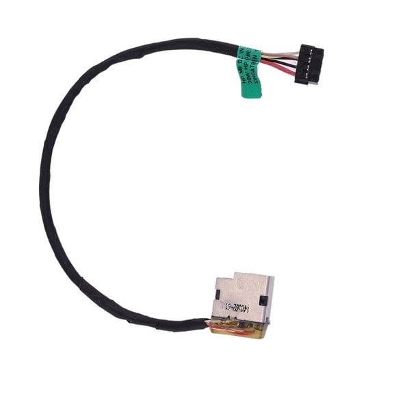 Luxshiny DC Power Jack Connector Replacement for Pavilion 15 15e 17 17e Laptop Adapter Plastic and Metal Black Durable