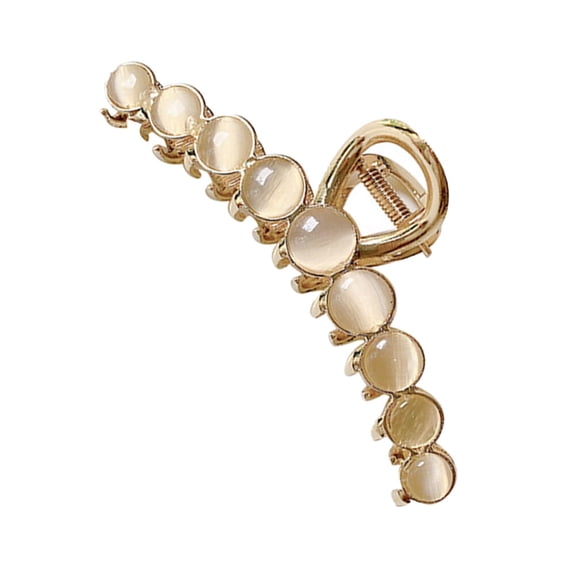 Luxshiny Daily Life Golden Alloy Hair Clip for Women Simple Fashion Accessory