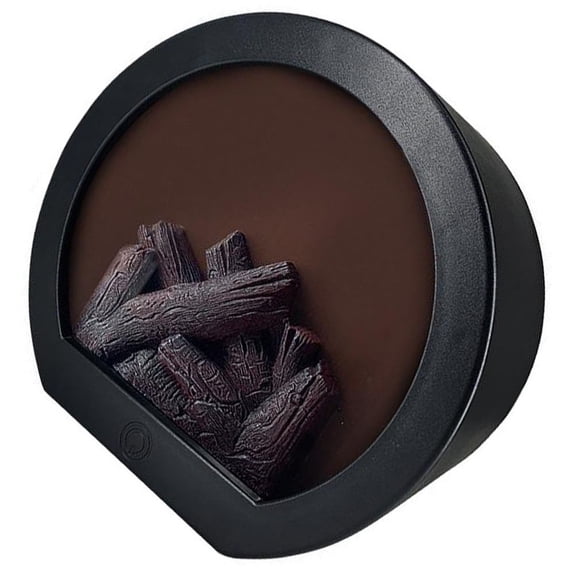 Luxshiny Decorative Desktop Lamp Simulation Fireplace Light Night Lamp for Warm Atmosphere