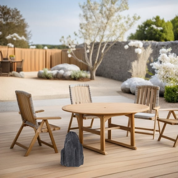 Luxshiny Foams Lightweight Fake Rock for Garden Decor and Stage Landscaping Grey Color