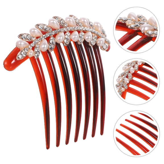 Luxshiny Decorative Hair Combs for Women Vintage Hairpin Comb 1Set for Prom
