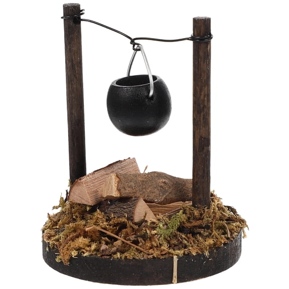 Luxshiny Delicate Mini House Decor Wood 1Pack For Indoor Decoration