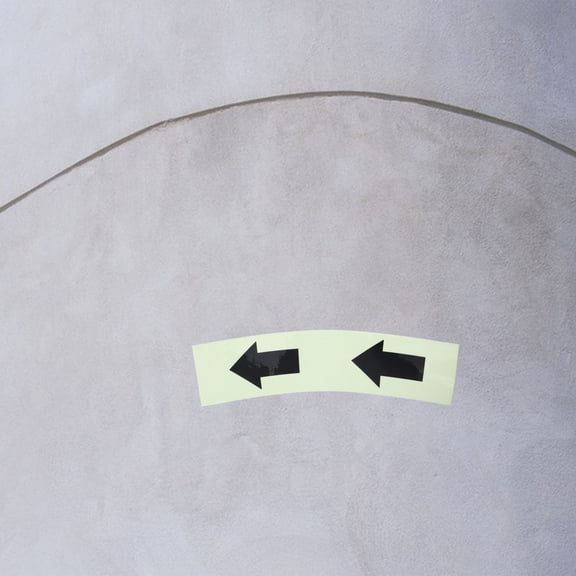 Luxshiny Directional Floor Decal Marking Tools Multi Plastic Reflective 1 Roll