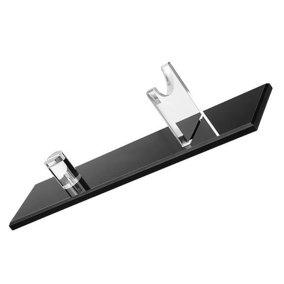 Luxshiny Multifunctional Black Acrylic Cutter Display Stand for Organized Kitchen Counter Use