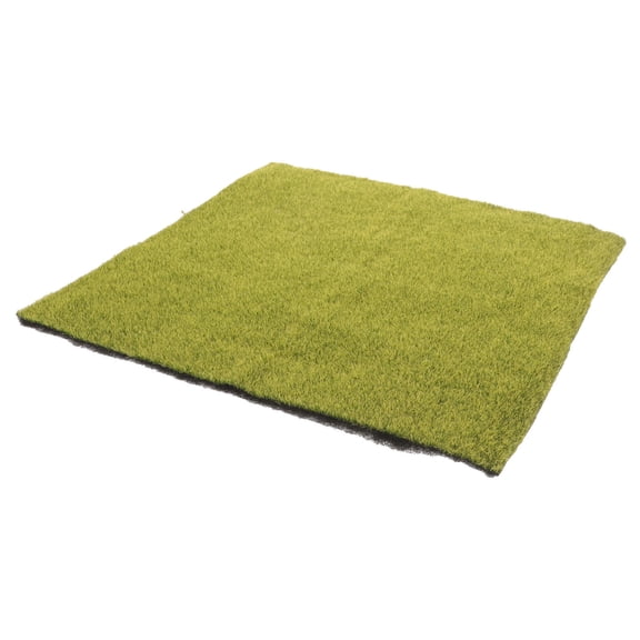 Luxshiny Olive Green Artificial Moss Turf for Decoration Realistic Lifelike Flocking Foam Mat