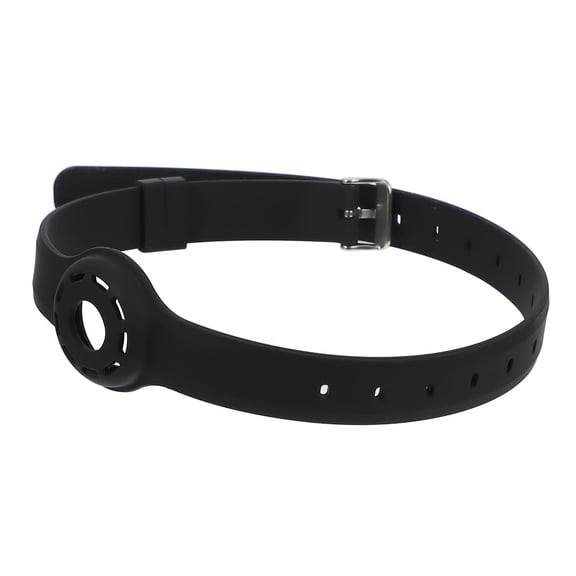 Luxshiny Protective Pet Collar Pet Collar Protector Silicone Black Practical Design 1Pc