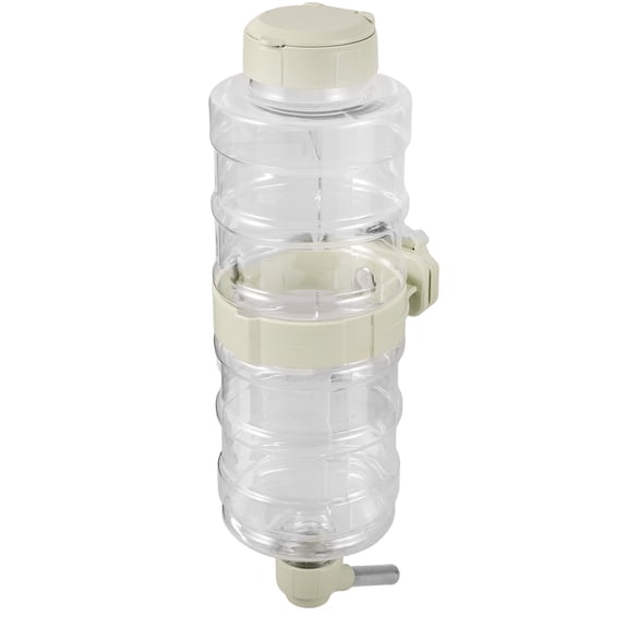 Luxshiny Leakproof Dog Water Bottle with Hanging Water Dispenser for Crate and Cage Use, Portable Pet Travel Accessory