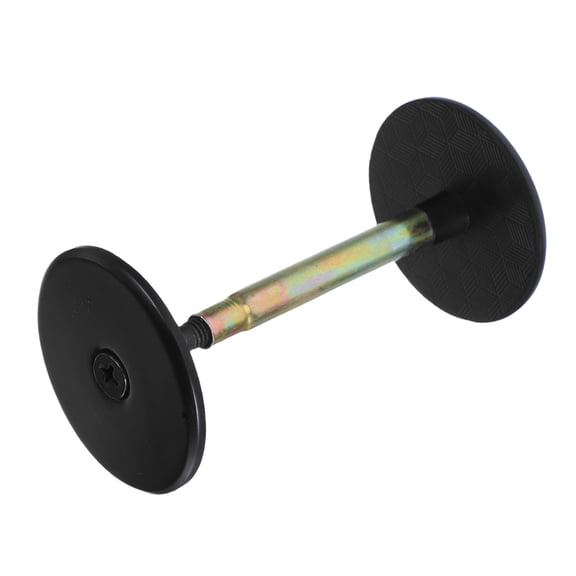 Luxshiny Black Round Deadbolt Cover Plate Door Hole Filler with Easy Installation