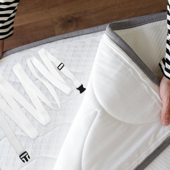 Luxshiny Adjustable Double Mattress Connector Strap with Buckle for Secure and Stable Bed Setup