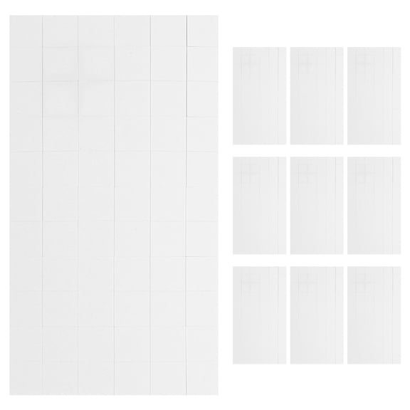 Luxshiny Double Sided Adhesive White Foam Squares for Desk Organization and Decorative Projects
