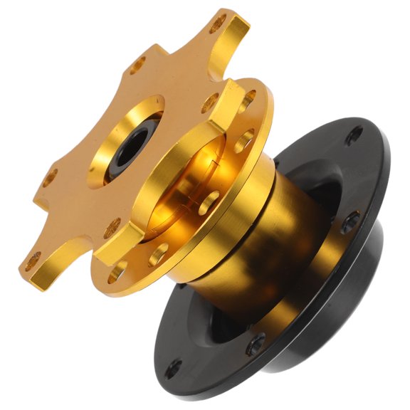 Luxshiny Aluminum Quick Release Steering Hub, Multi-Color, for Car, Easy Installation and Secure Connection