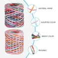 thumbnail image 1 of Luxshiny Durable Raffia Paper Ribbon for Wrapping DIY Use Assorted Color Packing Rope, 1 of 4