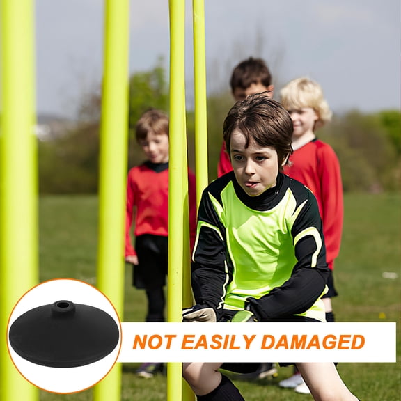 Luxshiny Durable Rubber Base for Soccer Pole Stability and Basketball Training Accessory Outdoor Sport Use