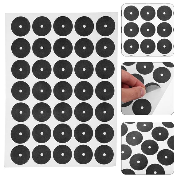 Luxshiny Durable Table Sticker Kit Snooker Spot Position Patches for Billiard Practice