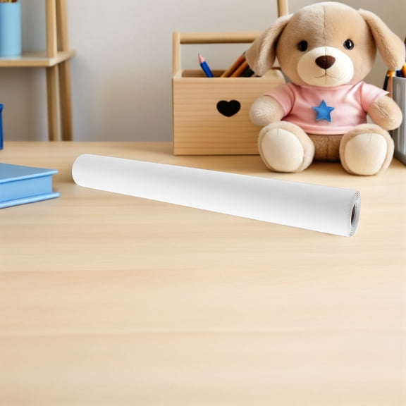 Luxshiny White Paper Roll for Kids Crafting and Drawing, 18in x 75ft Easel Paper for Everyday Use