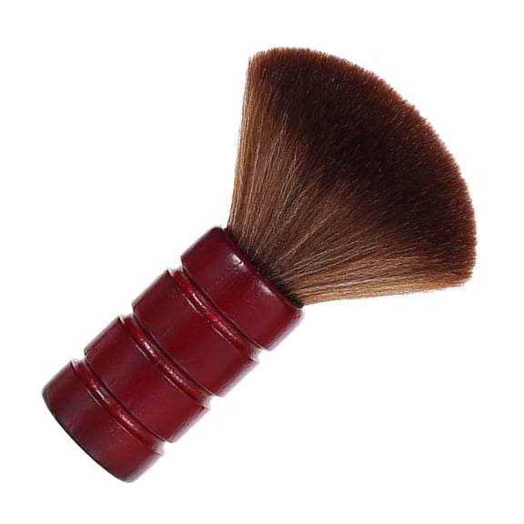 Luxshiny Anti-Static Record Cleaning Tool with Soft Bristles and Wooden Handle Red
