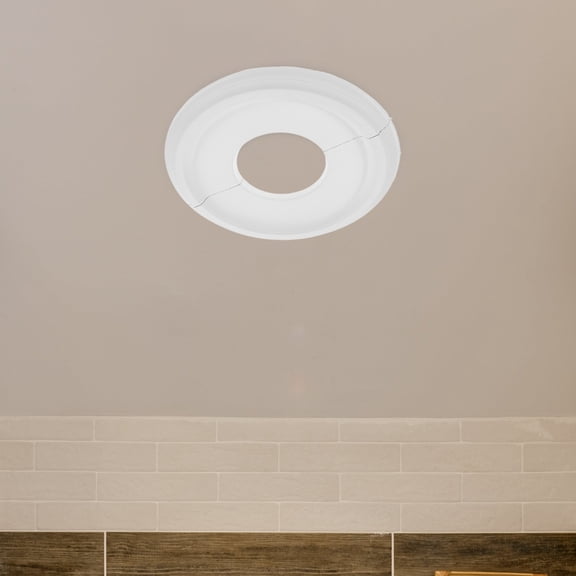 Luxshiny Easy to Clean White Ceiling Light Medallion Decorative Cover Plate for Home Use