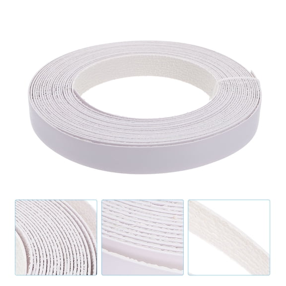 Luxshiny Edges Banding Tape White PVC Pre Glued Veneer Edging for Cabinet Furniture Restoration
