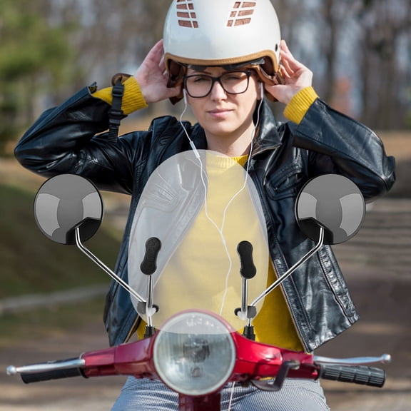 Luxshiny Transparent Front Mounted Scooter Windshield for Electric Scooter Accessories