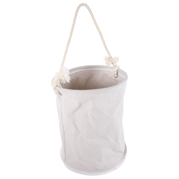 Luxshiny Electrician Canvas Tool Bucket with Rope Handle for Scaffold, Construction, and Maintenance Work