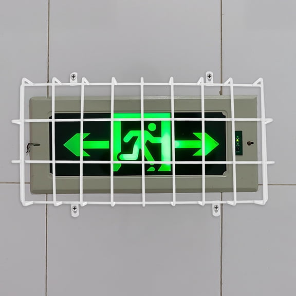 Luxshiny Steel Wire Guard for Emergency Light Plate with Easy Ceiling Installation