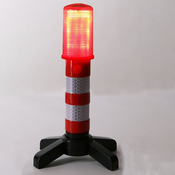 Luxshiny LED Emergency Signal Light Roadside Flares Red PC - 1 Set for Vehicle Safety and Roadside Assistance