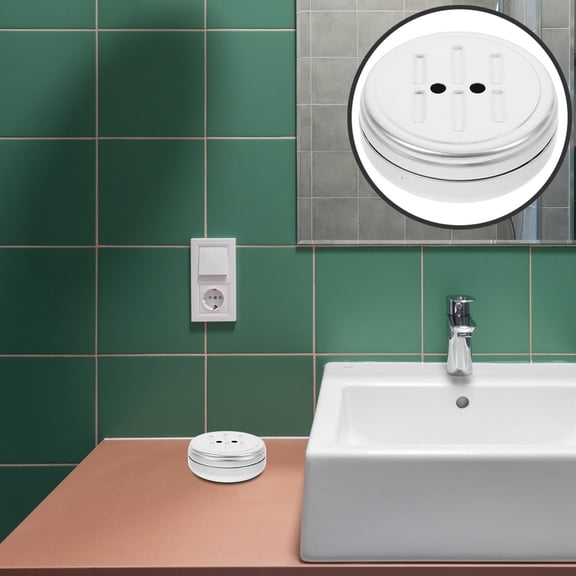 Luxshiny Metal Tin Container Silver Aluminum Small Round Jar for Makeup Samples Candle Storage