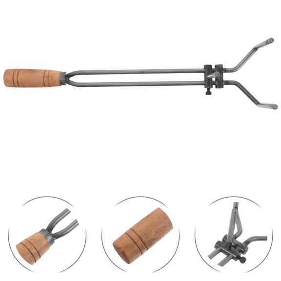 Luxshiny Ergonomic Crucible Tongs for Foundry and Lab Use with High Temperature Stability