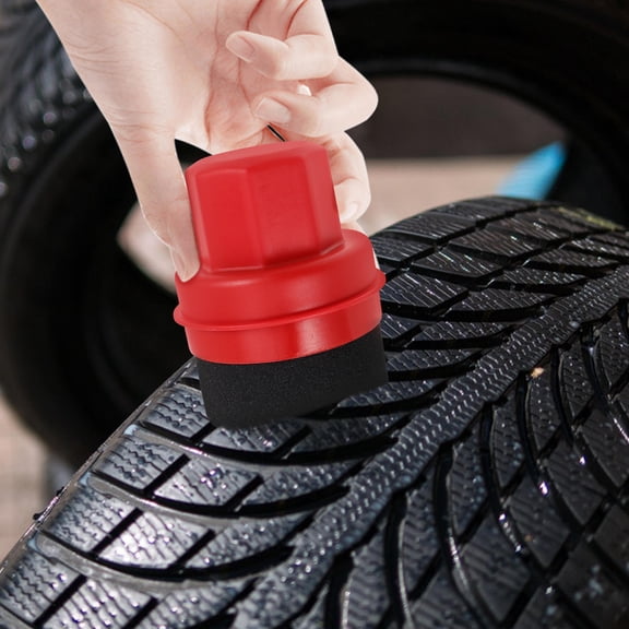 Luxshiny Ergonomic Handheld Car Tire Polishing Pad for Waxing and Buffing with Sponge Material