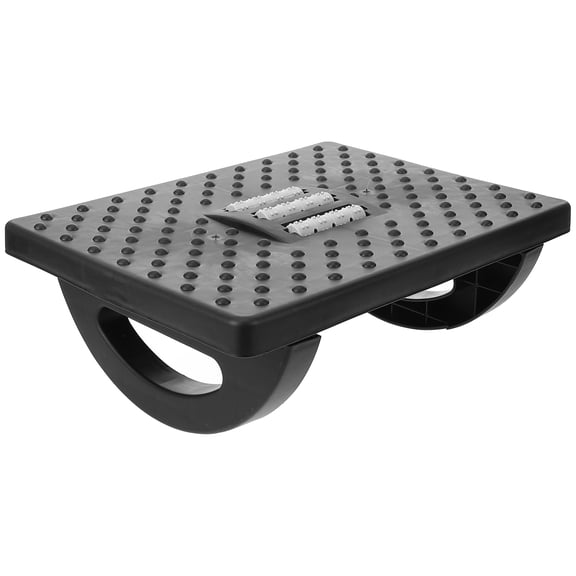 Luxshiny Ergonomic Office Foot Rest Under Desk Non Skid Plastic Foot Stool Black