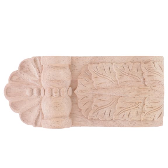 Luxshiny European Style Wood Corbel Bracket Shell Design for Fireplace Mantels