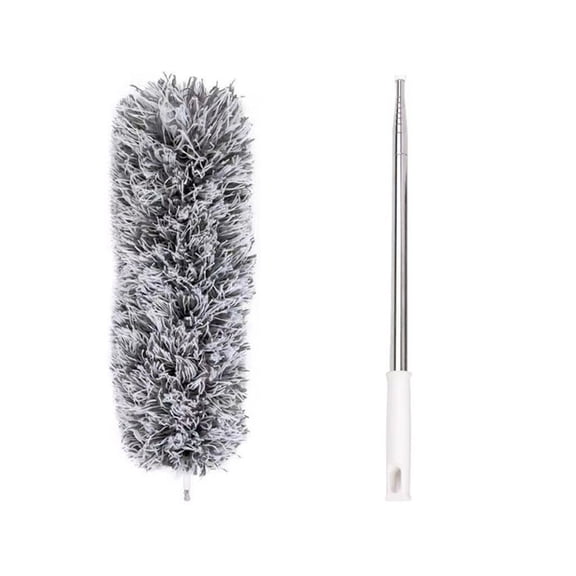 Luxshiny Microfiber Extended Duster for Bookshelves and Home Cleaning - 1 Set, Dust Remover Tool