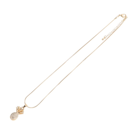 Luxshiny Pineapple Pendant Necklace for Women, Collarbone Jewelry with Strong Wear Resistance, Stylish and Trendy Accessory