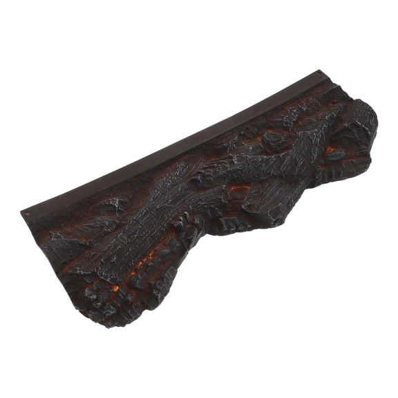 LITINKIMI Charming Faux Fireplace Logs Black Resin for Living Room Decoration