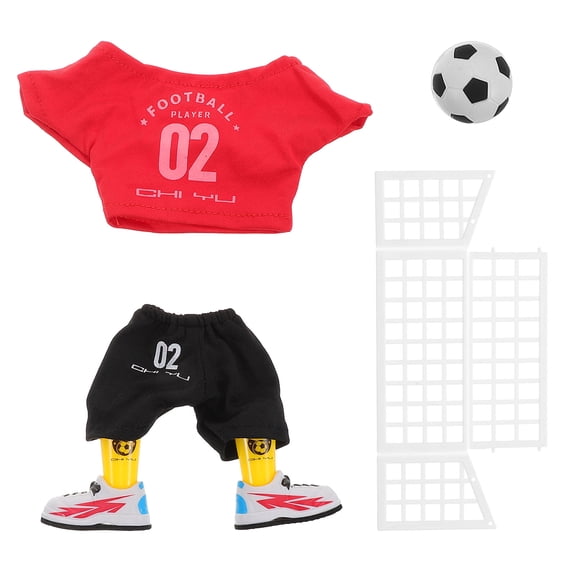 Luxshiny 1Set Desktop Foosball Game Red Finger Soccer for Tabletop Sports Play Portable Convenience for Fan Gear