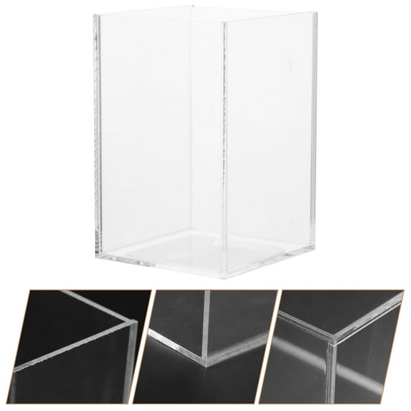 Luxshiny Fish Tank Desktop Aquarium Transparent Acrylic Multi-Function Pet Habitat 1 Pack