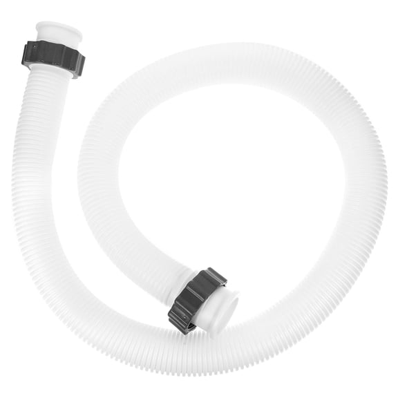 Luxshiny Flexible White Pool Filter Pump Hose Replacement Made of Rugged Leak Proof Material for Pools