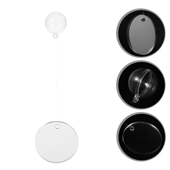 Luxshiny Floating Ball Betta Mirror for Aquarium Use Dual Sided Exercise and Training Mirror