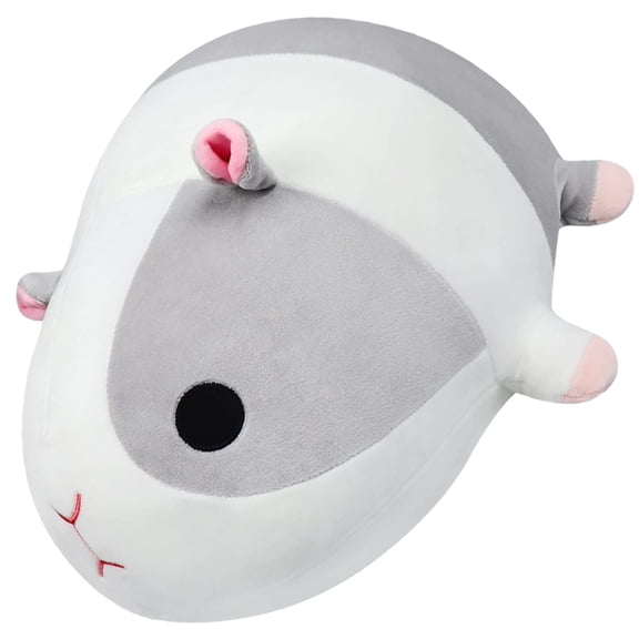 Luxshiny Grey Hamster Stuffed Animal Toy, Soft Hugging Plush for Festival, 1 Piece