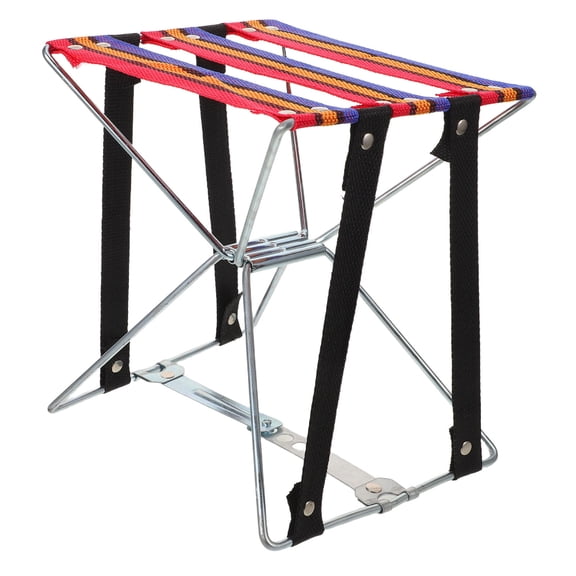 Luxshiny Foldable Fishing Stool and Portable Footrest Stool Lightweight for Outdoor Use