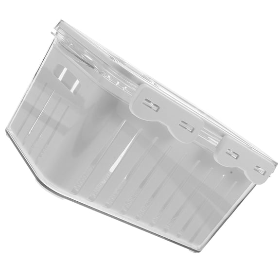 Luxshiny Fridge Fresh Food Box Produce Saver Container Transparent Space-saving 1Pack