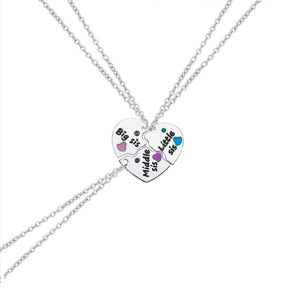 Luxshiny Friend Necklace 1 Set Style Friendship Gift for Women
