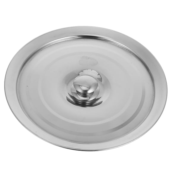 Luxshiny Plated Silver Round Dome Pot Lid with Dust Cover for Kitchen Containers