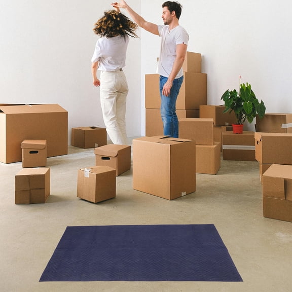 Luxshiny Moving Blanket with Thick Stretch Resistant Fabric for Safe Transport