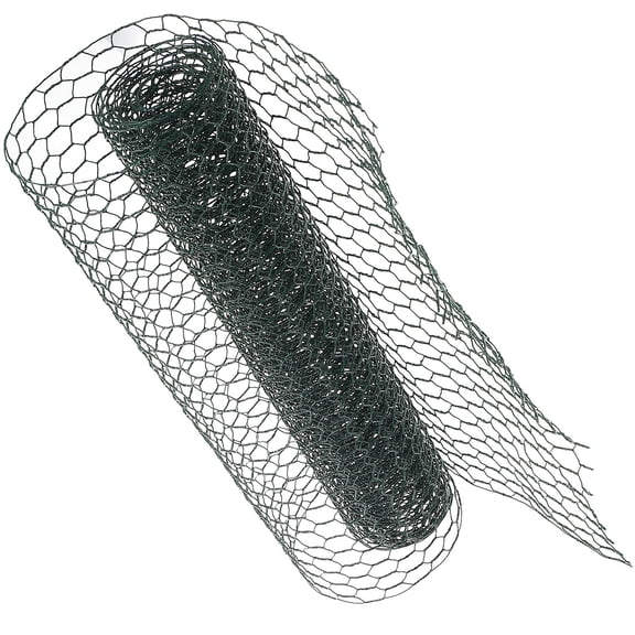 Luxshiny Galvanized Garden Wire Mesh Green Coated Hexagonal Wire For Craftsmen 1Set