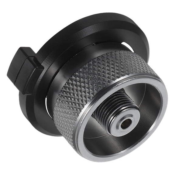 Luxshiny Gas Tank Converter Adapter Lightweight Aluminum Alloy Propane Adapter for Outdoor Camping