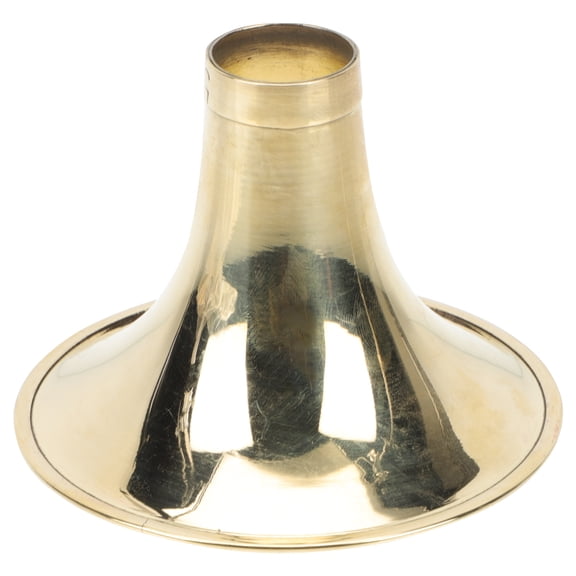 Luxshiny Golden Brass Horn Suona Accessory Thickened Replacement Part for Reliable Performance