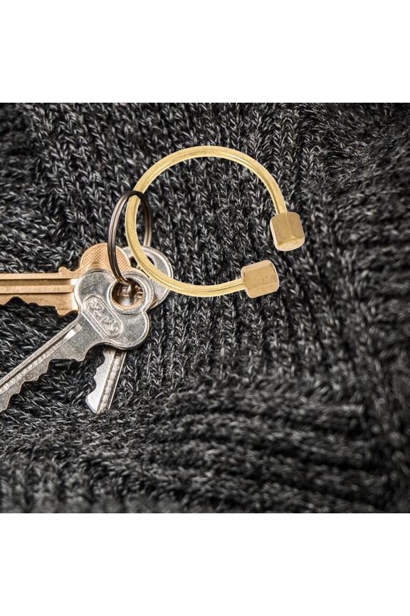 Golden Brass Key Rings for Crafts Durable Metal Keychain Rings for Home Use Accessories
