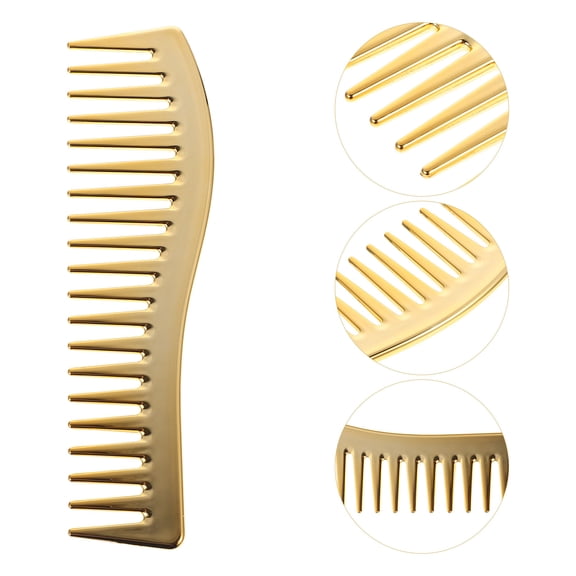 Luxshiny Daily Life Wide Tooth Comb for Hair ABS Mens Comb 1Pack